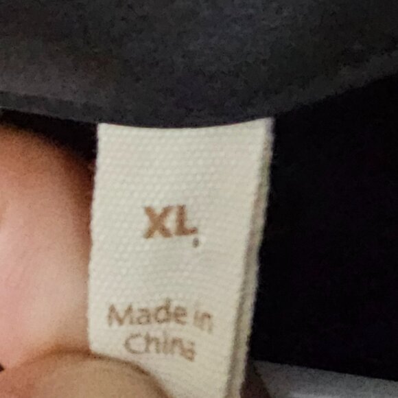 Soft Surroundings Black Maxi Dress Jersey Goth Minimalist Zip Shift XL - Picture 10 of 12